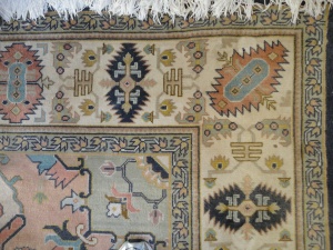 Uncut persian rug
