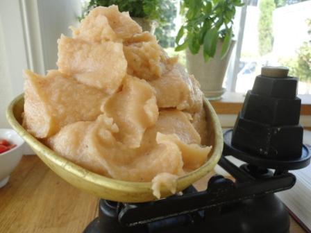 quince puree for quince paste